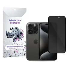 Película de Privacidade Tech para iPhone 15 Pro - Rhinow