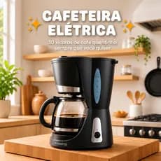 Cafeteira Elétrica 30 Xícaras Cafeteira Jarro de Vidro Filtro Permanente Cafeteira Grande