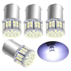KIT 4 LAMPADA 50 LED BA15S 1 POLO 12V BRANCA ATACADO