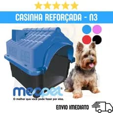 Casinha de Cachorro N3 Mec Pet | Pequeno Porte | Mais Espaço e Conforto | Resistente
