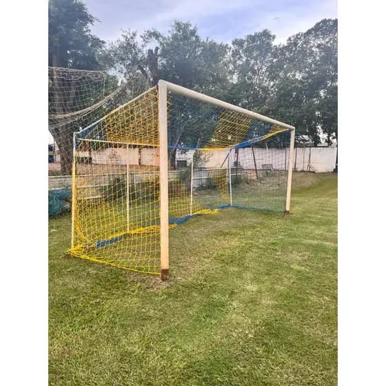 Rede Campo Futebol Society 5 Mts, Fio 6mm Seda, Colorido Personalizado