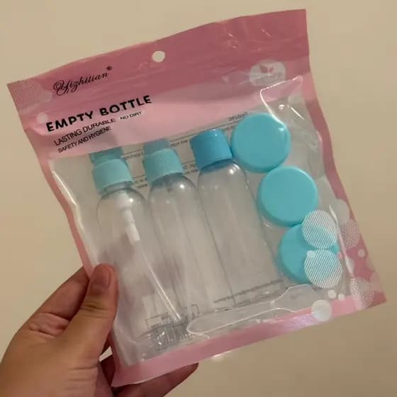 Kit 6 Frascos para Viagem Miss France