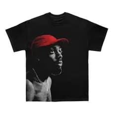 Camiseta Brent Faiyaz Graphic Tees Camisa Preta 100% Algodão Streetwear ENVIO IMEDIATO
