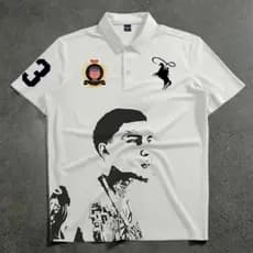 Camiseta Polo Brocasito Estampada Streetwear Graphic Tees Camisa Respiravel ENVIO IMEDIATO
