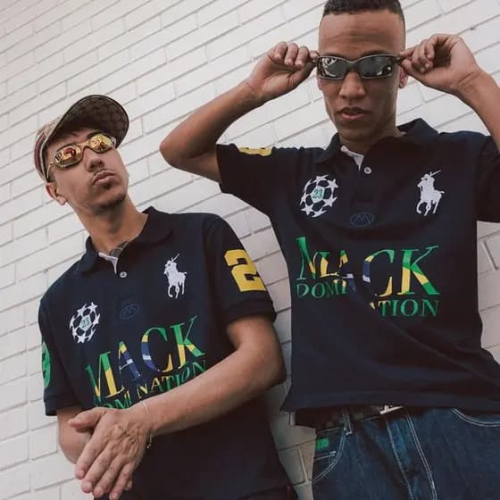 Camiseta Polo Streetwear Brasil Estampada Camisa Respiravel "Brazil Version" ENVIO IMEDIATO