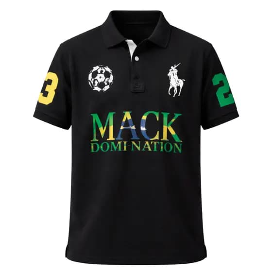 Camiseta Estampada Brasil Polo Streetwear Camisa Respiravel "Brazil Version" ENVIO IMEDIATO