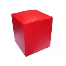 PUFF BANCO BANQUETA DECORATIVA COURINO IDEAL CUBO FACIL DE LIMPA