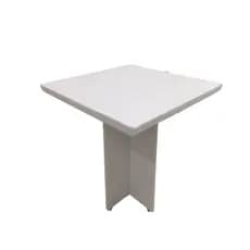 Mesa Em Courino Gourmet Lanchonete Ap Quadrada Pequena