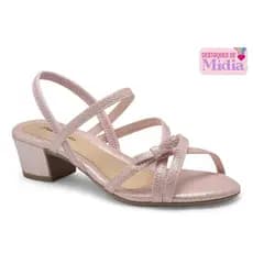 Sandalia Saltinho Menina Pink Cats Dakotinha Original