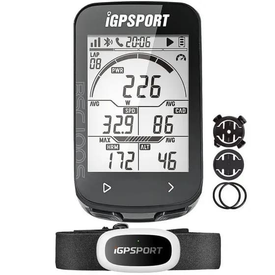 Kit Ciclocomputador GPS Igpsport BSC100S+Cinta Cardíaca
