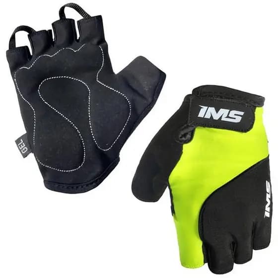 Luva de Ciclismo IMS Racing Gel Amarela