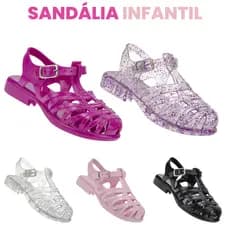 Sandália Infantil Feminina Papete Menina Leve Macia Confortável Antiderrapante Luxo Casual