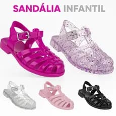 Sandália Infantil Menina Papete Feminina  Confortável Leve Antiderrapante Macia Casual Luxo Verão
