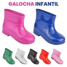 Botinha Infantil Menina Menino Galocha Criança Confortável Macia