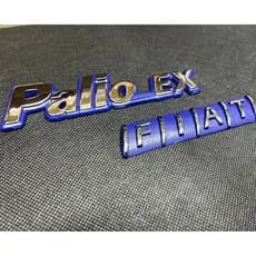 Kit Emblema Fiat Palio EX – Letreiros Traseiros cromado