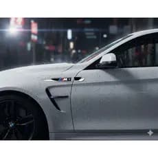 Emblema BMW Lateral Adesivo Resinado Automotivo Autocolante Premium 3D
