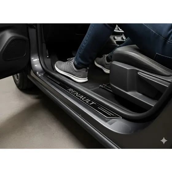 Soleira de Porta Universal Renault – Resinada, Proteção Contra Riscos