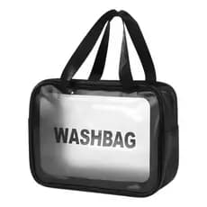 Bolsas De Maquiagem Cosméticas E Estojo De Lavagem Preto