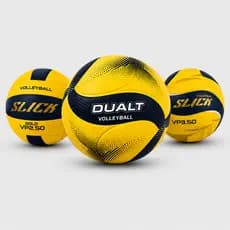 Bola Vôlei Oficial Profissional Dualt Slick Original Quadra Areia Praia Macia Alta Durabilidade
