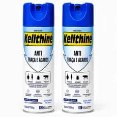 Kit 2 Anti Traças Ácaros Kellthine 300ml Proteção para Roupas Colchões e Sofás