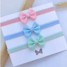 Kit faixinhas para bebês/Kit laço para recém nascido/Tiarinha para bebê