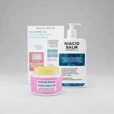 Kit Hidratante Pele Extra Seca Niacid Balm + Creme Firmador Colágeno Cod.89197