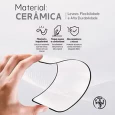 Película Cerâmica 9D 3D iPhone Gel Hidrogel Flexível iPhone 17 16 15 14 13 12 11 Pro max Xs XR 6plus 7plus