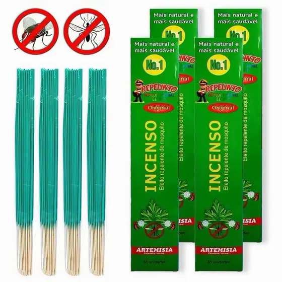 90/120/150/300 Palitos Incenso Repelente mata mosquito - Proteção Anti-Insetos, Seguro para Crianças