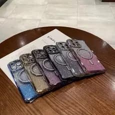 Capa magnética para celular com strass para iPhone 11/12/13/13promax/14/14promax/15/15promax/16
