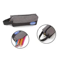 Estojo Escolar Necessaire Nylon Unissex Feminino Masculino Lápis Caneta Q002 JZ