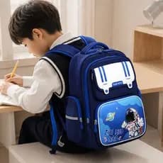 JAMI JAMI Mochila Escolar Infantil Menino Menina Astronauta Desenho F05