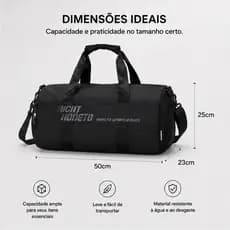 Bolsa Grande Cilíndrica Moderna Com Estampa De Letras Bolsa Esportiva Academia Casual Unissex Mala De Viagem X171 JZ