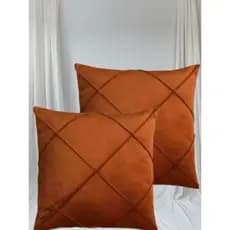 2 Capas  50x50 de Almofadas  Suede Drapeada