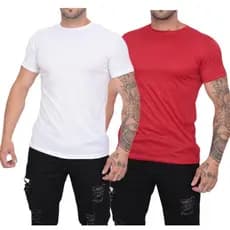 Kit 2 Camiseta Masculina Dry Fit Proteção Solar UV50 Térmica Anti Suor Academia Treino