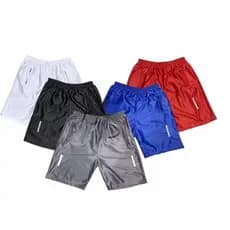 Kit 5 Bermuda Short Dry Fit Com Zíper Masculina Casual Treino Academia