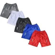 Kit 5 Shorts Bermuda Dry Fit Esportiva Treino Com Ziper no Bolso - Simbolo Refletivo