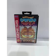 GARFIELD CAUGHT IN THE ACT SEGA MEGA DRIVE ORIGINAL
