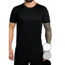 Camisetas Masculina Dry Fit Premium Lisa Academia Corrida Casual Esportes
