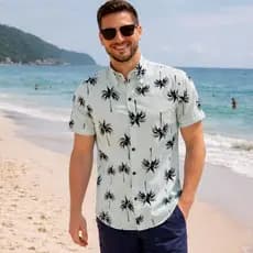 Camisa Masculina Social Linho Premium Liso Verão Luxo Slim Fit