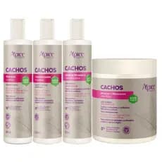Kit Apse Cachos Shampoo + Condicionador + Gelatina + Ativador 500g. Cachos Profissional Completo