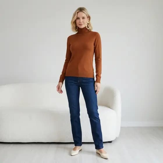 Cacharrel Modal Tricot Inverno Impecável Feminino