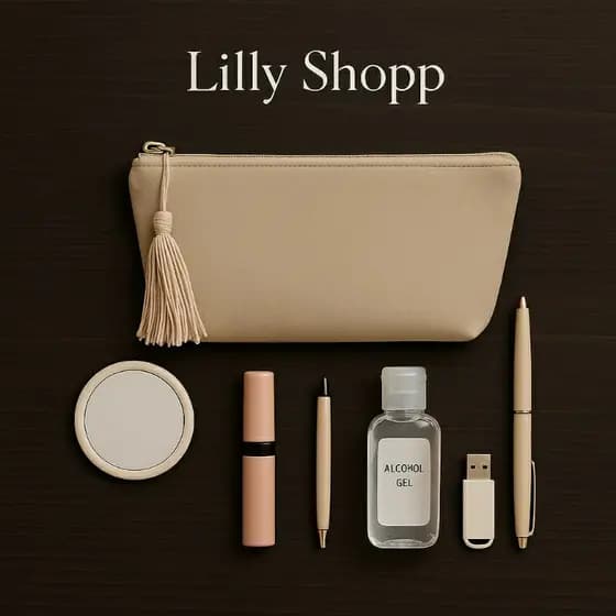 kit necessaire couro sintético,maquiagem, necessaire brinde, Entrega Imediata