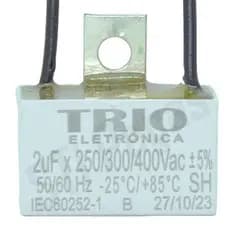 Capacitor Ventilador Mondial, Arno, Ventisol, Britânia de 2uf