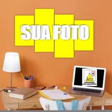Quadro Decorativo Personalizado Com Sua Foto 5 PÇS