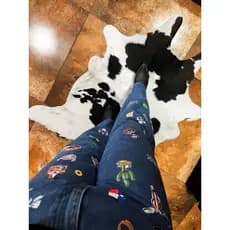 Cartela DTF Country - adesivos variados