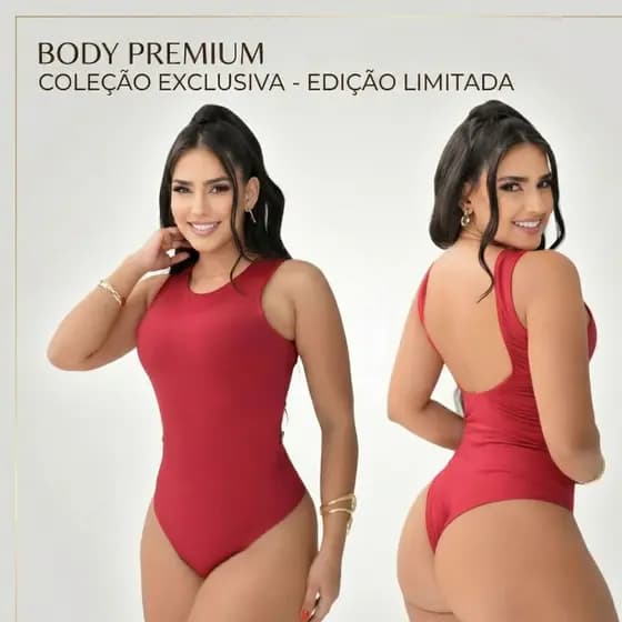 Body Maiô Feminino Cavado Bori Regata Forro Duplo Suplex
