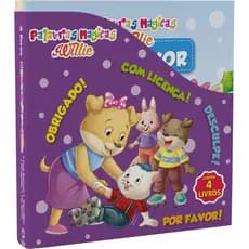 Coleção palavras mágicas de Willie box com 4 livros