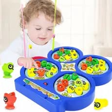 Brinquedo Jogo Pega Peixe Pesca Maluca Pescaria 32 Peixes Cor Colorido
