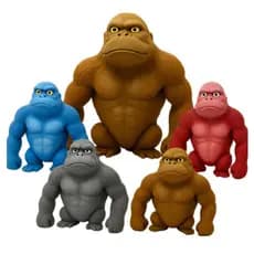 Brinquedo Indestrutível Gorila Macaco Antiestresse Estica