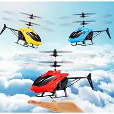 Brinquedos Mini Helicóptero Infantil Voa Mão Sensor